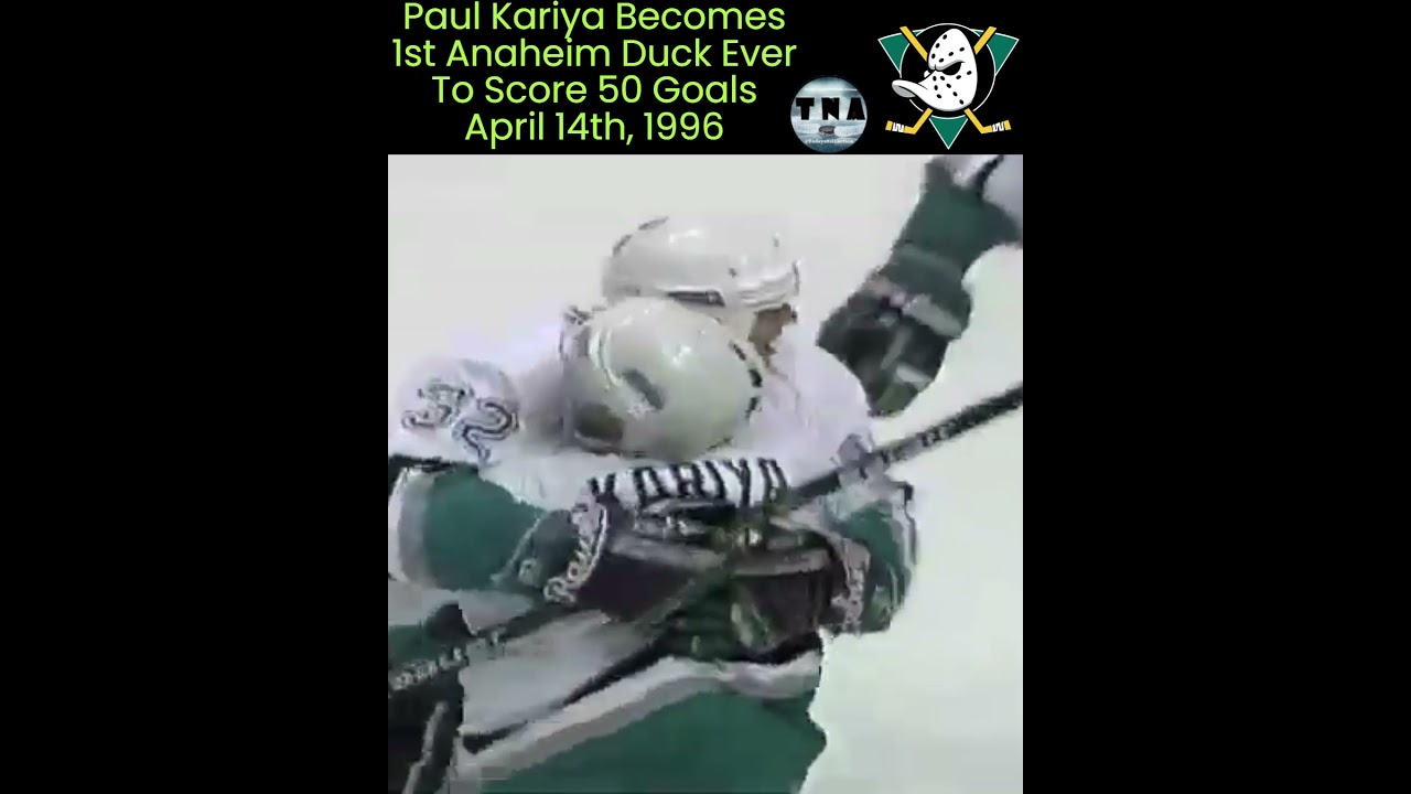 Will Anaheim Have a 40/50-Goal Scorer This Season? #kariya #hockeyshorts #nhl #hockey #ducksquad