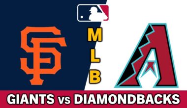 San Francisco Giants vs Arizona Diamondbacks | MLB Live Scoreboard