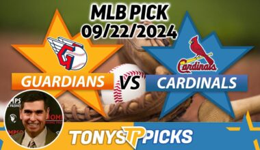 Cleveland Guardians vs. St Louis Cardinals Pick 9/22/24 MLB Predictions