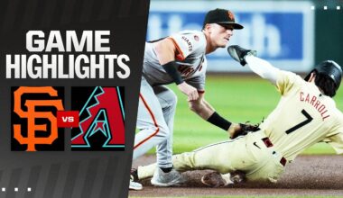 Giants vs. D-backs Game Highlights (9/24/24) | MLB Highlights
