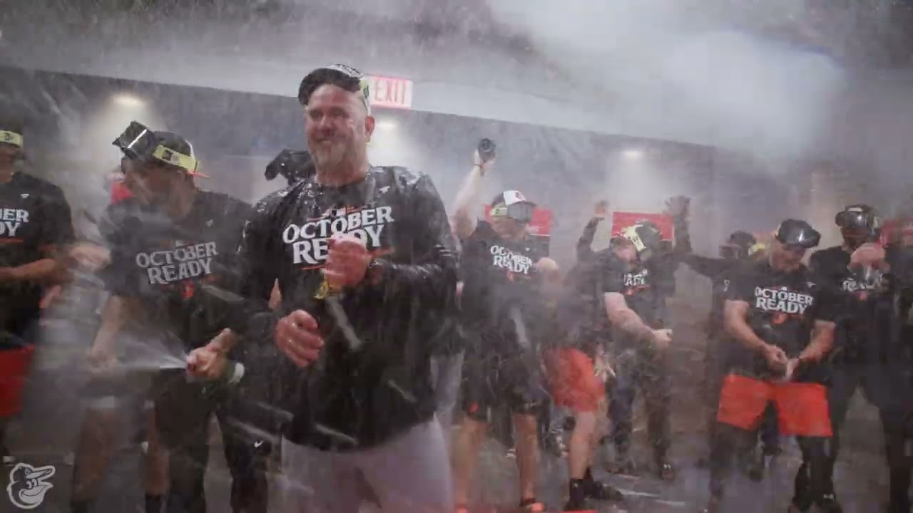 Orioles Celebrate Clinching in the Clubhouse | Baltimore Orioles