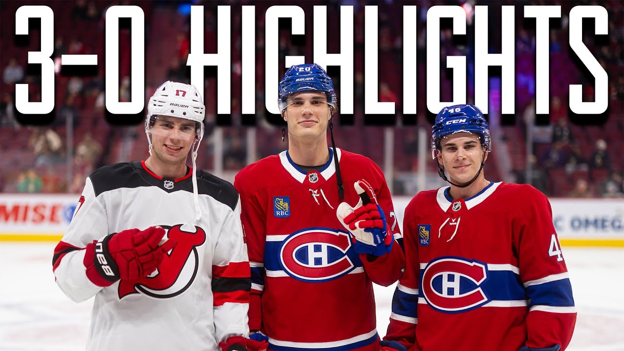Montreal vs NJD Preseason Highlights