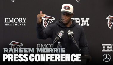 Raheem Morris on continuing to build on improvements and preparations for Week 4 | Press Conference