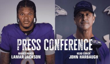 John Harbaugh, Lamar Jackson Media Availability | Baltimore Ravens