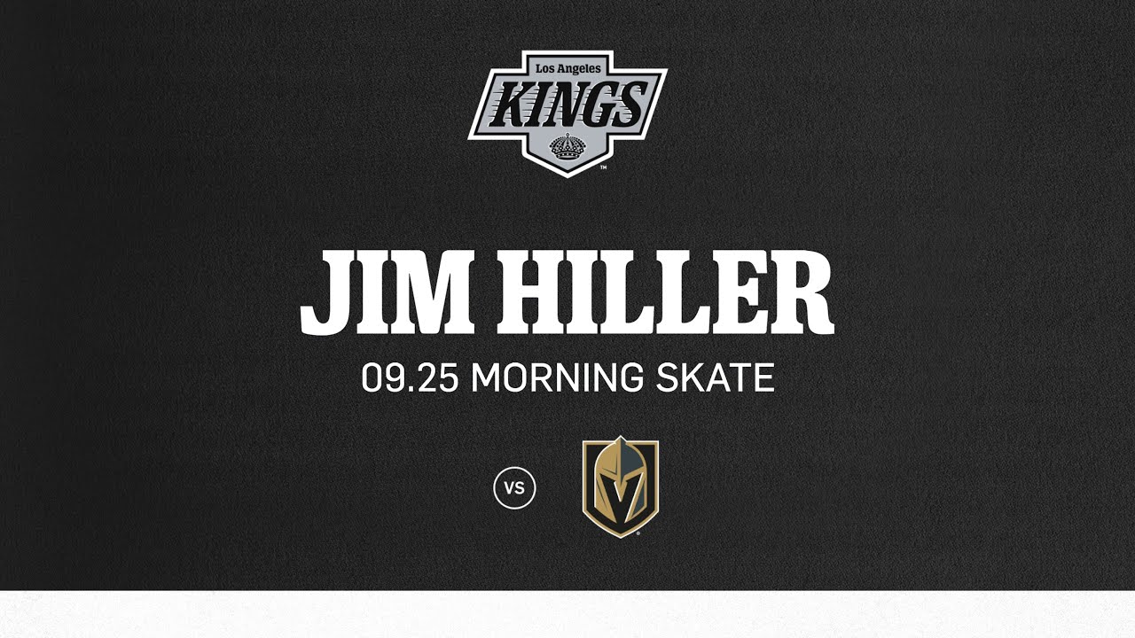 Head Coach Jim Hiller | 09.25 LA Kings Morning Skate before VGK | Media Availability