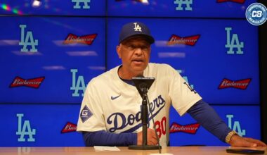 Dodgers postgame: Dave Roberts explains decision to take off bunt before game-ending triple play
