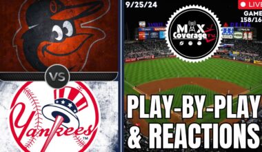 🔴LIVE Baltimore Orioles vs New York Yankees - Play-By-Play & Reactions (9/25/24)