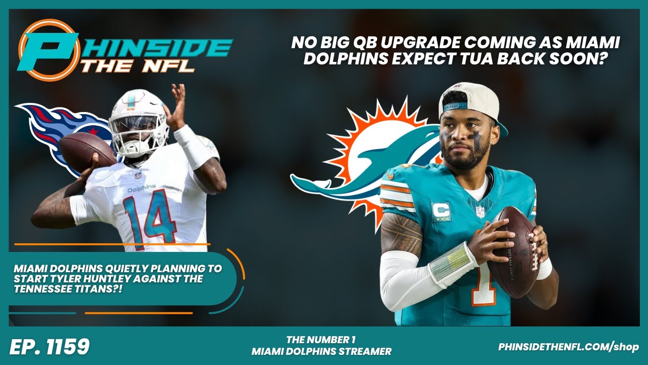 Miami Dolphins Quietly Plan To Start Tyler Huntley Versus The Titans?!