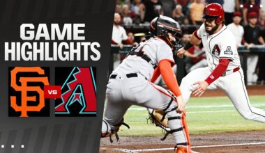 Giants vs. D-backs Game Highlights (9/25/24) | MLB Highlights