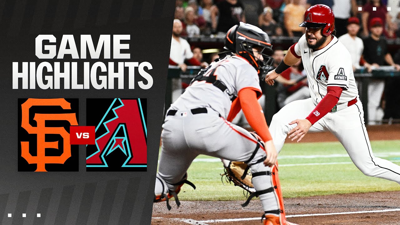 Giants vs. D-backs Game Highlights (9/25/24) | MLB Highlights