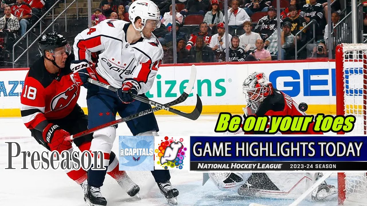 Washington Capitals vs New Jersey Devils Game Highlights | preseason | 2024 NHL Season