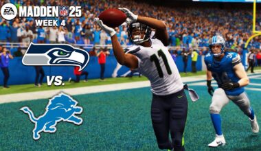 Seattle Seahawks vs. Detroit Lions | Week 4 Madden 25 Simulation