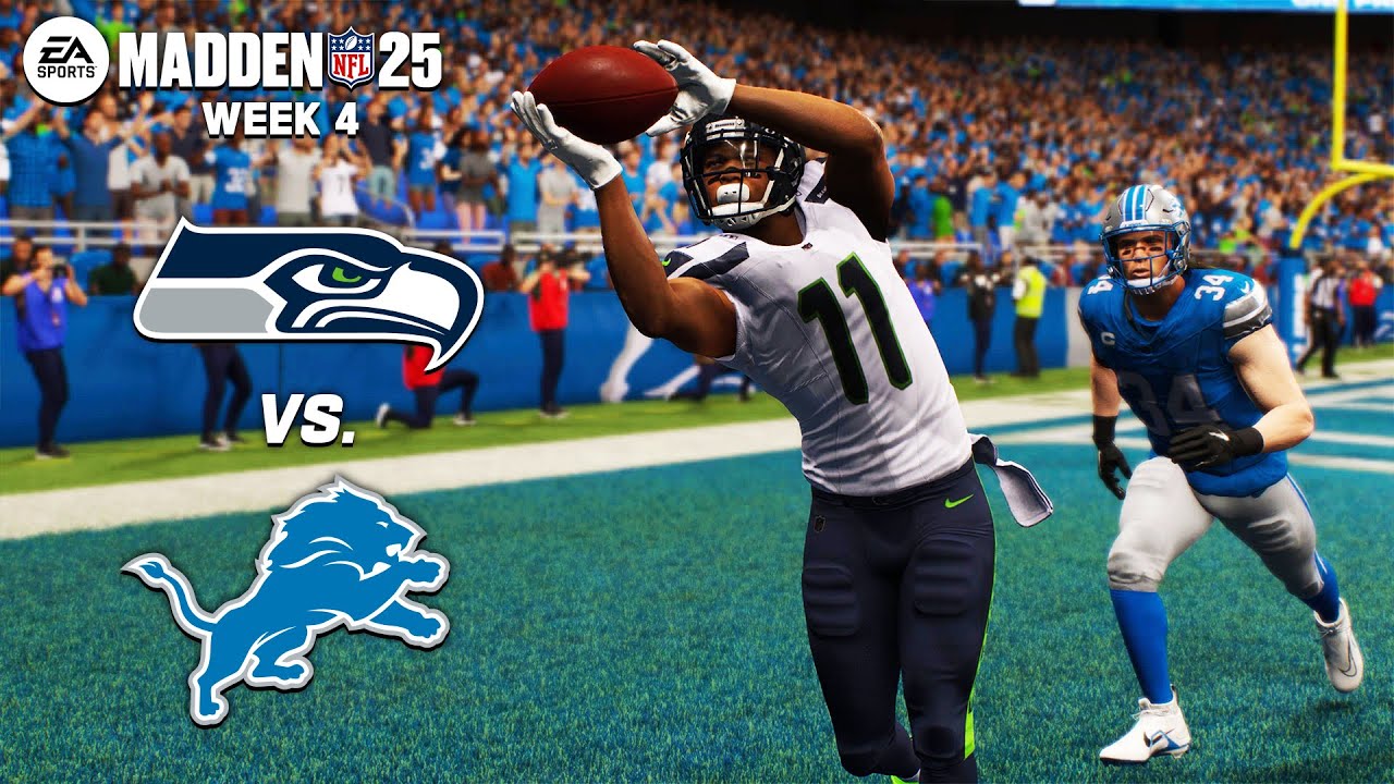 Seattle Seahawks vs. Detroit Lions | Week 4 Madden 25 Simulation