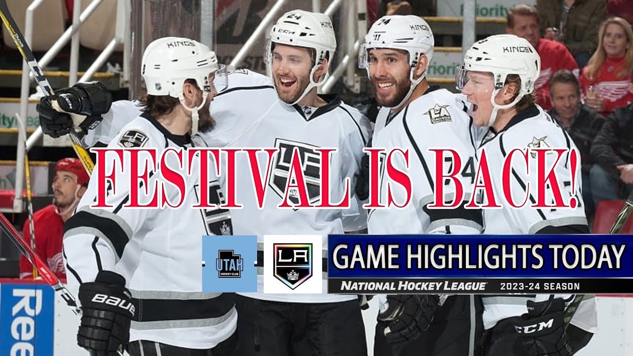Los Angeles Kings vs Utah Hockey Flyers Full Game Highlights | Stanley Cup play off 2024 NHL Season