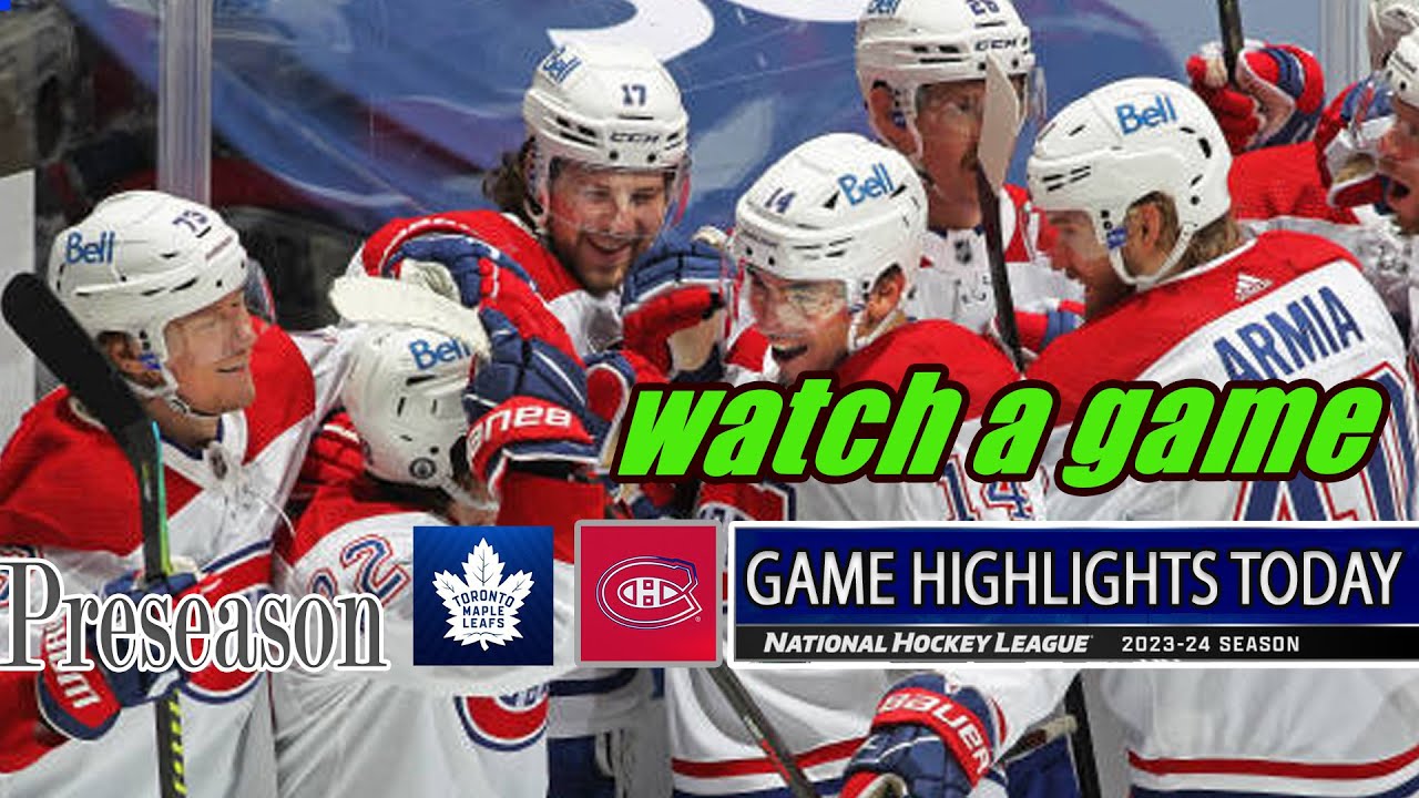 Montreal Canadiens vs Toronto Maple Leafs Game Highlights (09/26/2024) Preseason | 2024 NHL Season