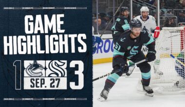Seattle Kraken vs. Vancouver Canucks | 09/27 Game Highlights