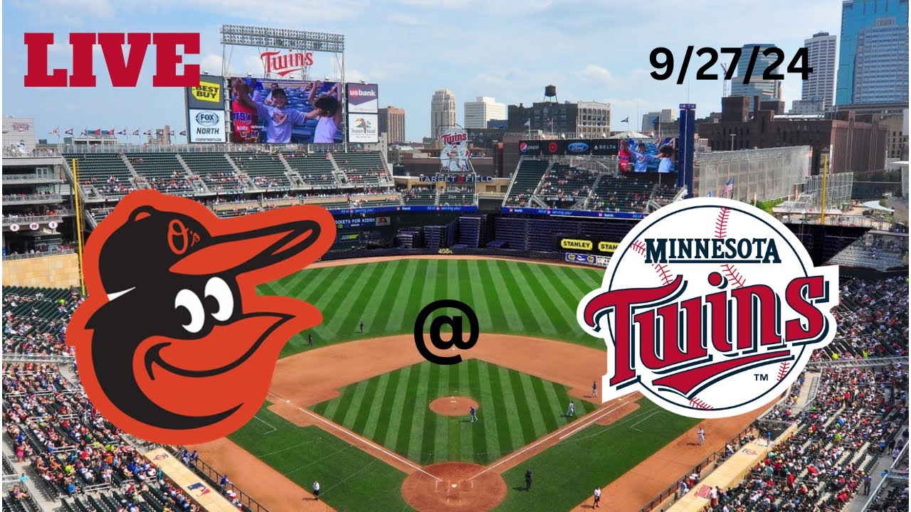 Baltimore Orioles @ Minnesota Twins | LIVE! Play-by-Play & Commentary | 9/27/24 | Game #160