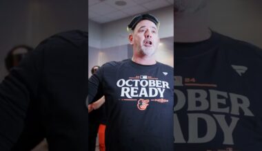 Brandon Hyde speaks to the clubhouse after the Orioles clinch a Postseason berth!