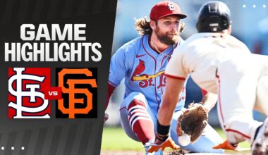 Cardinals vs. Giants Game Highlights (9/28/24) | MLB Highlights
