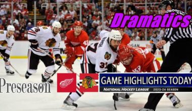 Detroit Red Wings vs Chicago Blackhawks Full Highlights (09/25/2024) Preseason | 2024 NHL Season