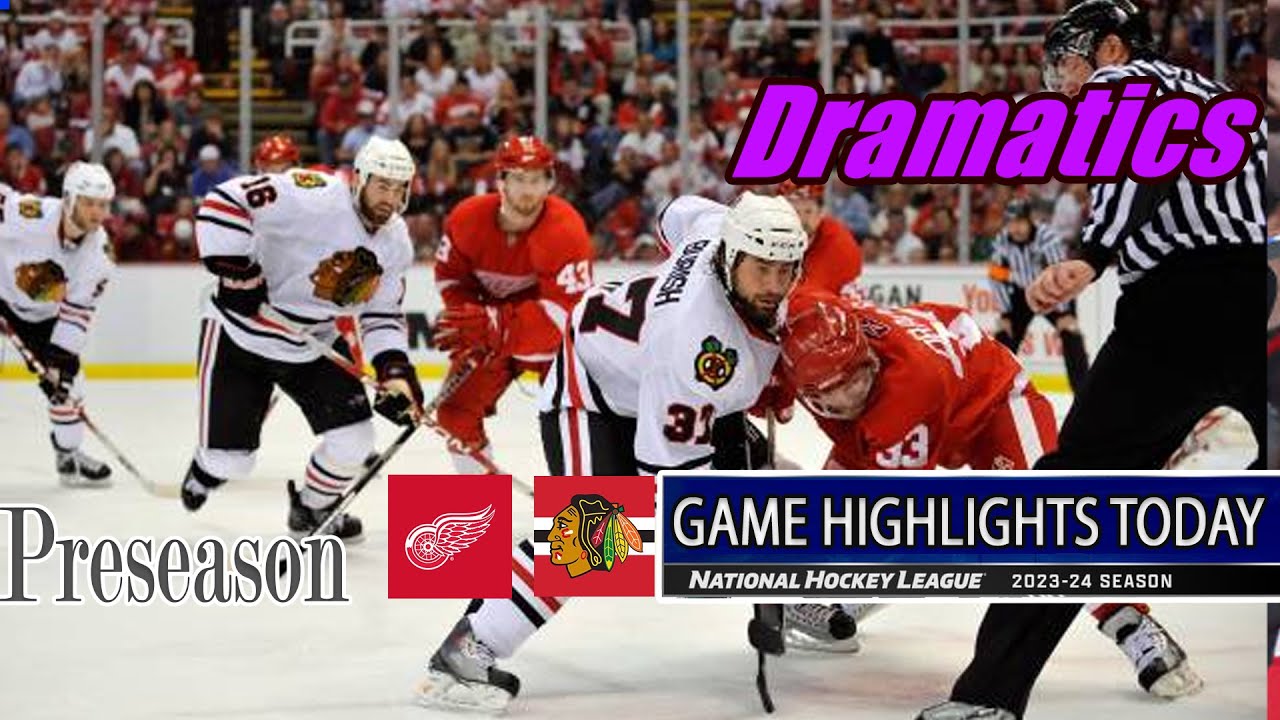 Detroit Red Wings vs Chicago Blackhawks Full Highlights (09/25/2024) Preseason | 2024 NHL Season