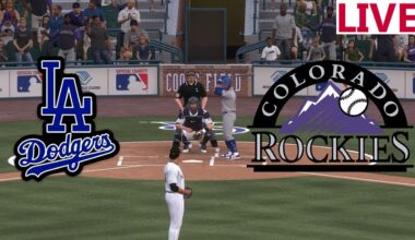 🔴LIVE MLB🔴 Los Angeles dodgers VS Colorado Rockies/September 28/MLB THE SHOW 2024 /MLB EN VIVO