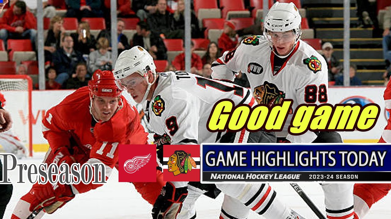 Detroit Red Wings vs Chicago Blackhawks Full Game Highlights (9/25/2024) Preseason | 2024 NHL Season