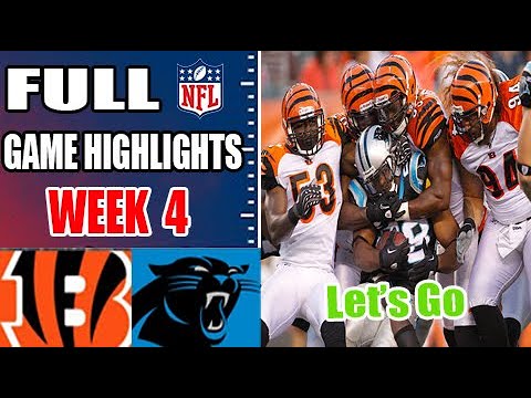 Cincinnati Bengals vs Carolina Panthers Game Highlights Week 4 | NFL Highlights 2024
