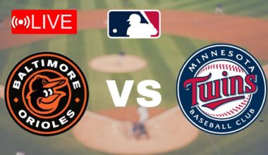🔴LIVE : Minnesota Twins vs Baltimore Orioles | MLB Major League 2024 Live Match Today