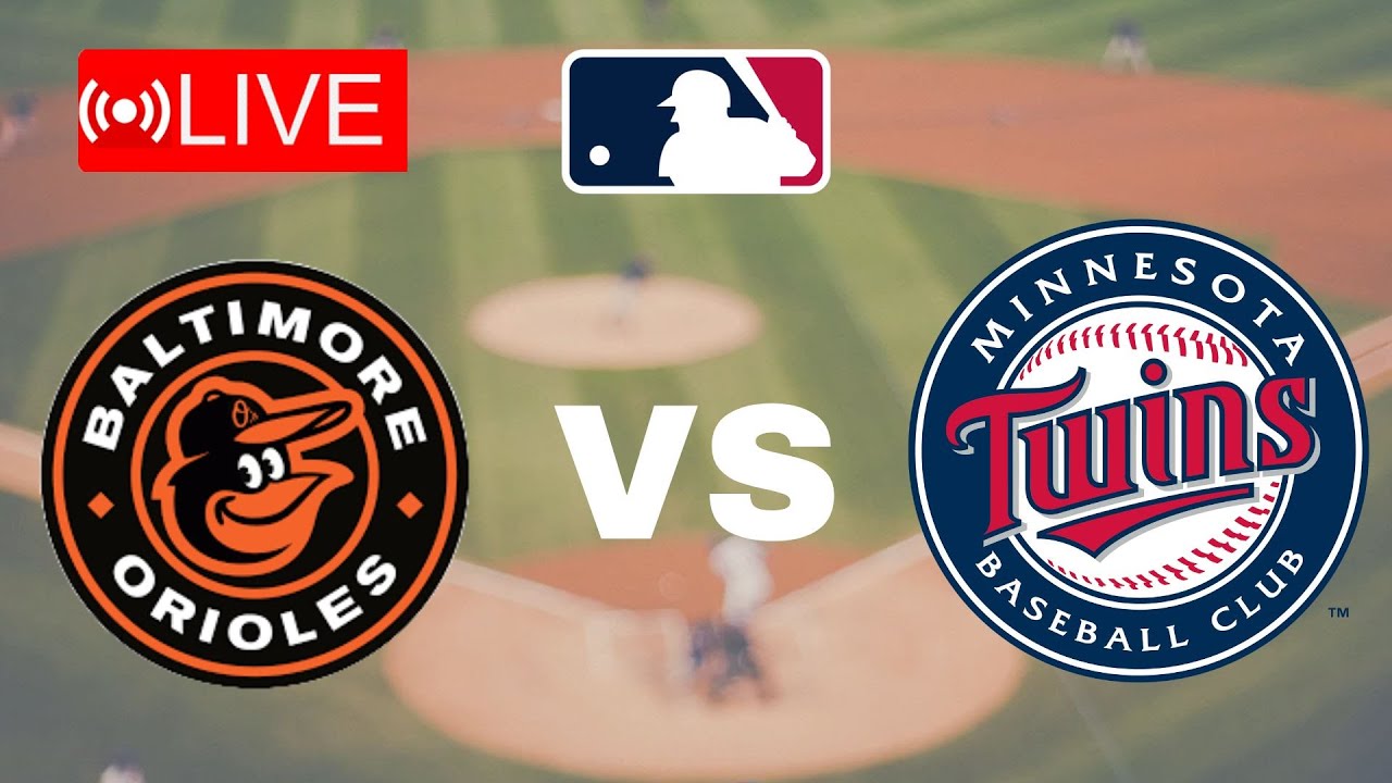🔴LIVE : Minnesota Twins vs Baltimore Orioles | MLB Major League 2024 Live Match Today