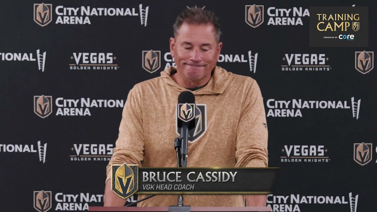 Bruce Cassidy: I'd like us to get better as we go along because we've drilled down on fundamentals