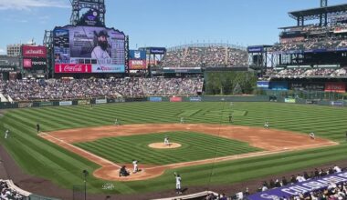 Charlie Blackmon's final at-bat with the Colorado Rockies culminates in a base hit - Sept. 29, 2024