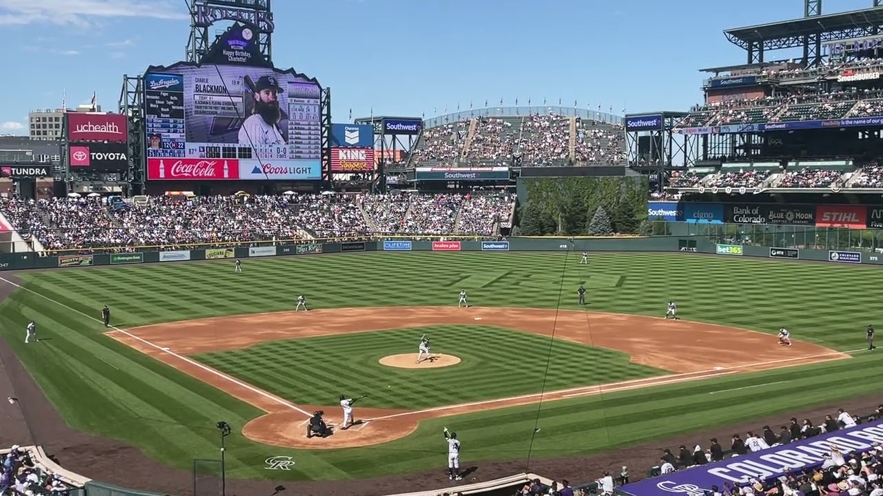 Charlie Blackmon's final at-bat with the Colorado Rockies culminates in a base hit - Sept. 29, 2024