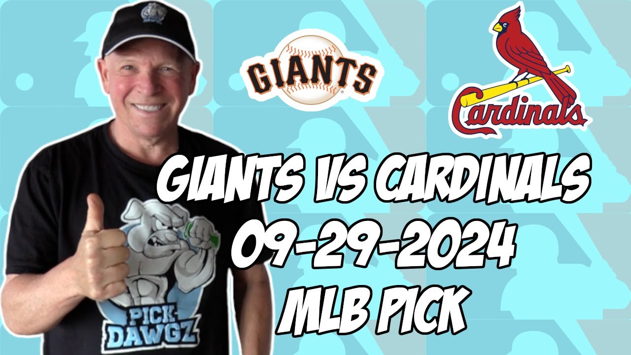 San Francisco Giants vs St. Louis Cardinals 9/29/24 MLB Pick & Prediction | MLB Betting Tips