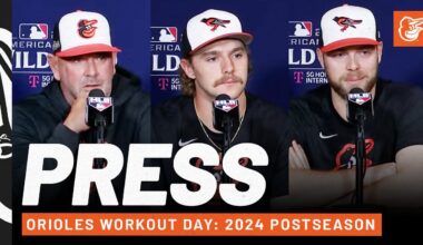 Orioles Workout Day Media Availability | Brandon Hyde, Corbin Burnes, and Gunnar Henderson