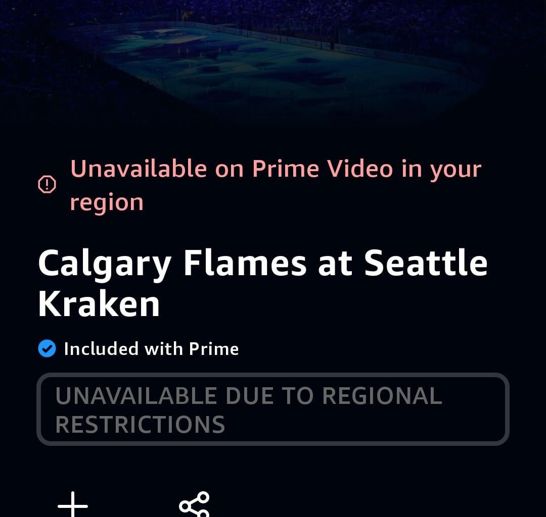 Prime app - unavailable