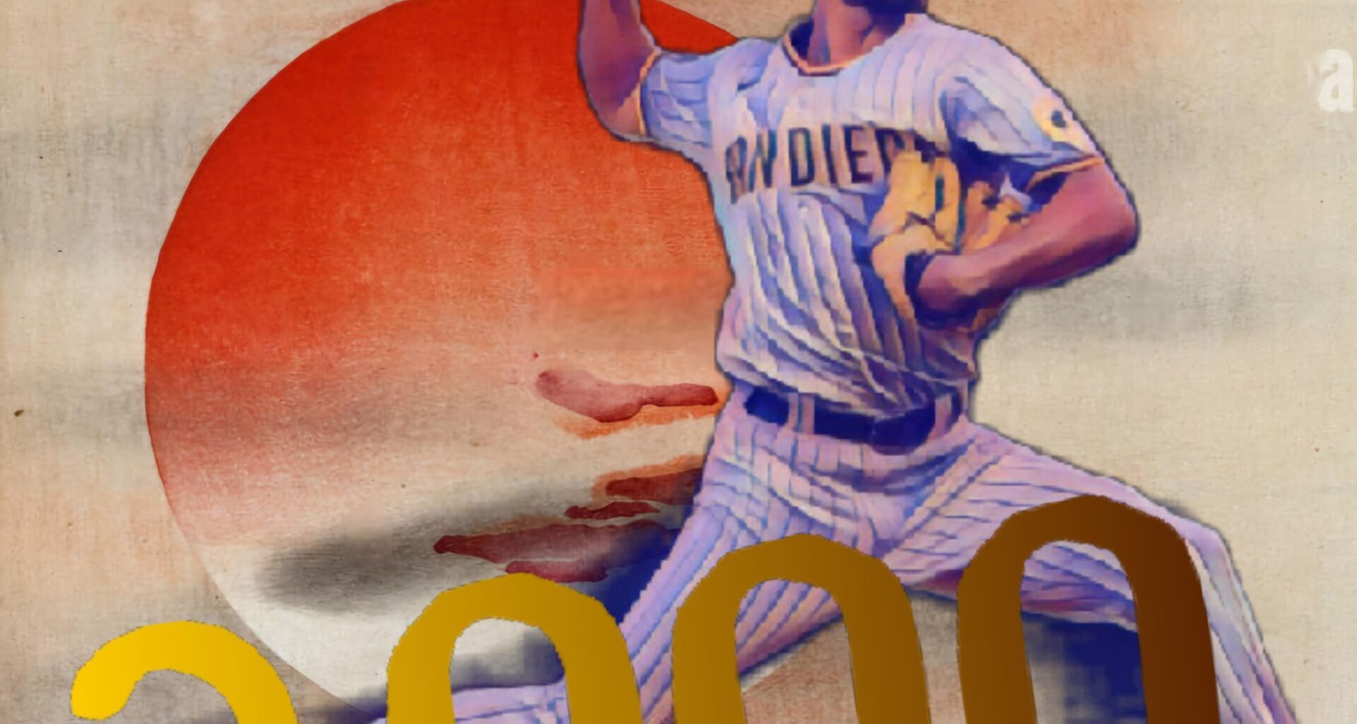 Made a quick concept on my phone of what I think Yu Darvish's 2000 strikeout card should look like in MLB24