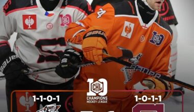 CHL 🇪🇺 results from the end of round 3 - Sheffield upset Sparta Prague at home!