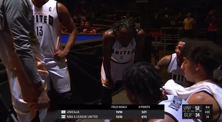 Juan Toscano-Anderson's comments during the game between the G League United squad and Spanish non-Euroleague side Unicaja. Unicaja won the game 75-60, four days after Toscano said that the G League is the second best league in the world.