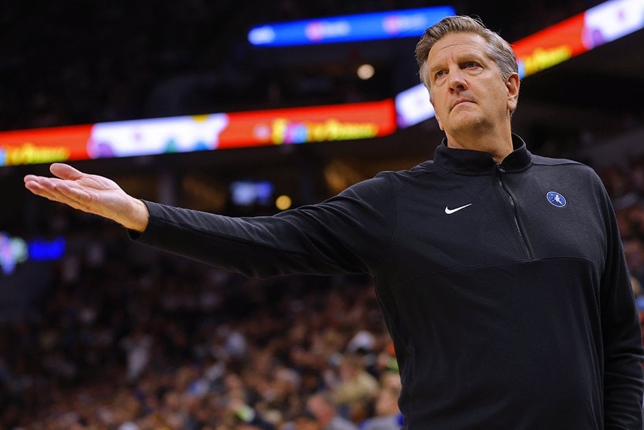 Finch: "Offensively, when I look at tweaks to our identity, I think we can re-establish some better chemistry between KAT and Ant. I think we can maybe give the ball to Jaden a little bit more."