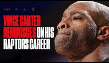 Vince Carter overcome with emotion as he reminisces on career with Raptors