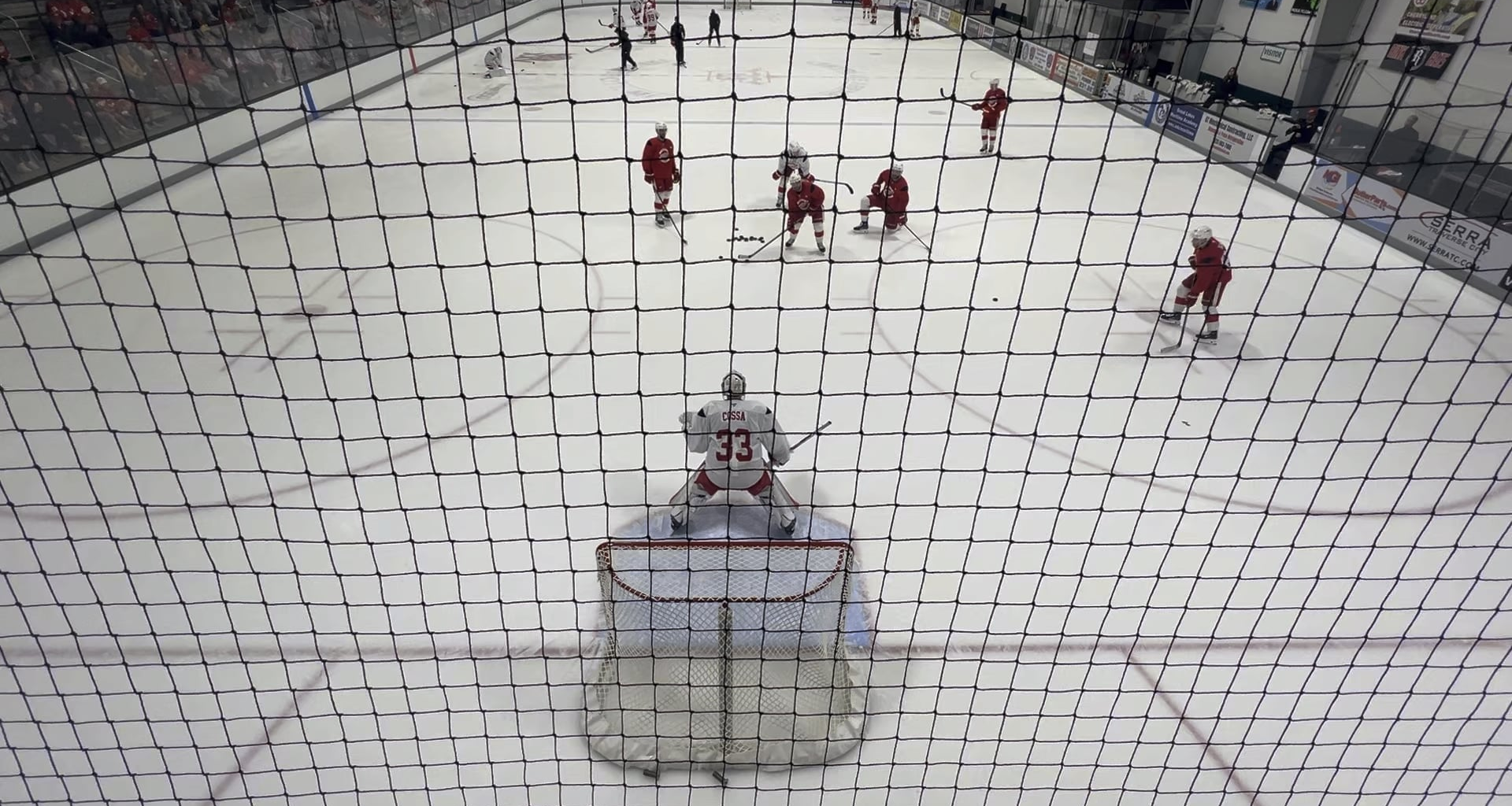 Thought I’d share this video I got at the training camp, it’s Debrincat arguing if his goal went in or not