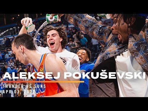 33 days until our first game. Here's our 33rd leading scorer Aleksej Pokusevski with the triple double