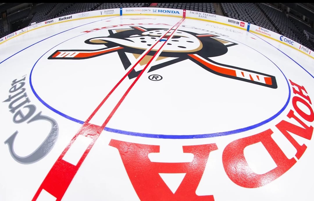 New Center Ice Logo at Honda Center