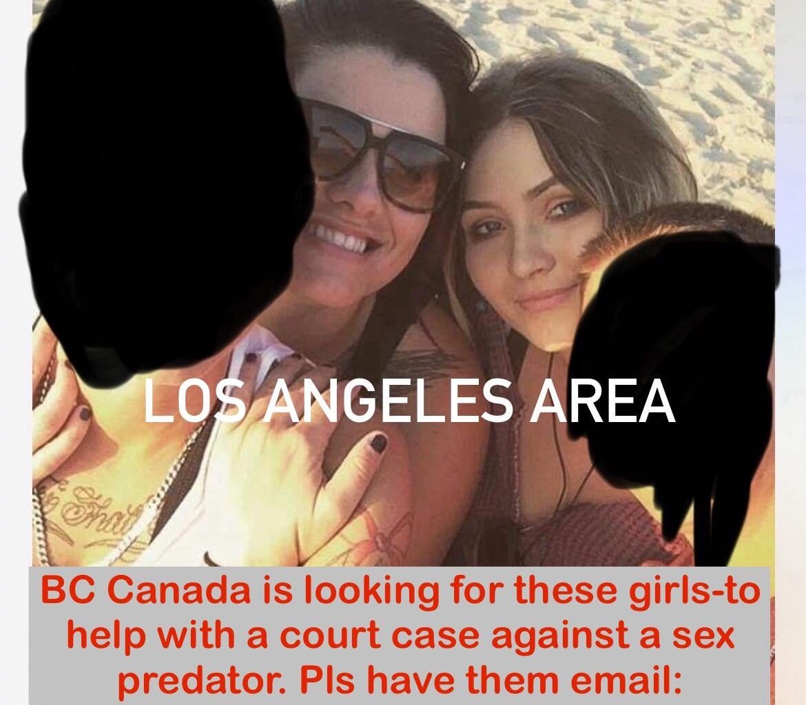 Seeking these girls for a court case. Huntington beach/Irvine LGBTQ+ community