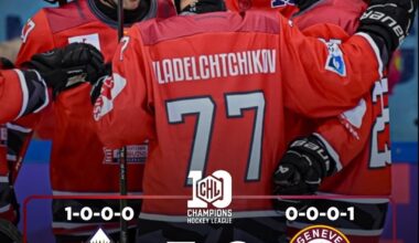 Day 2 of the Champions Ice Hockey League results