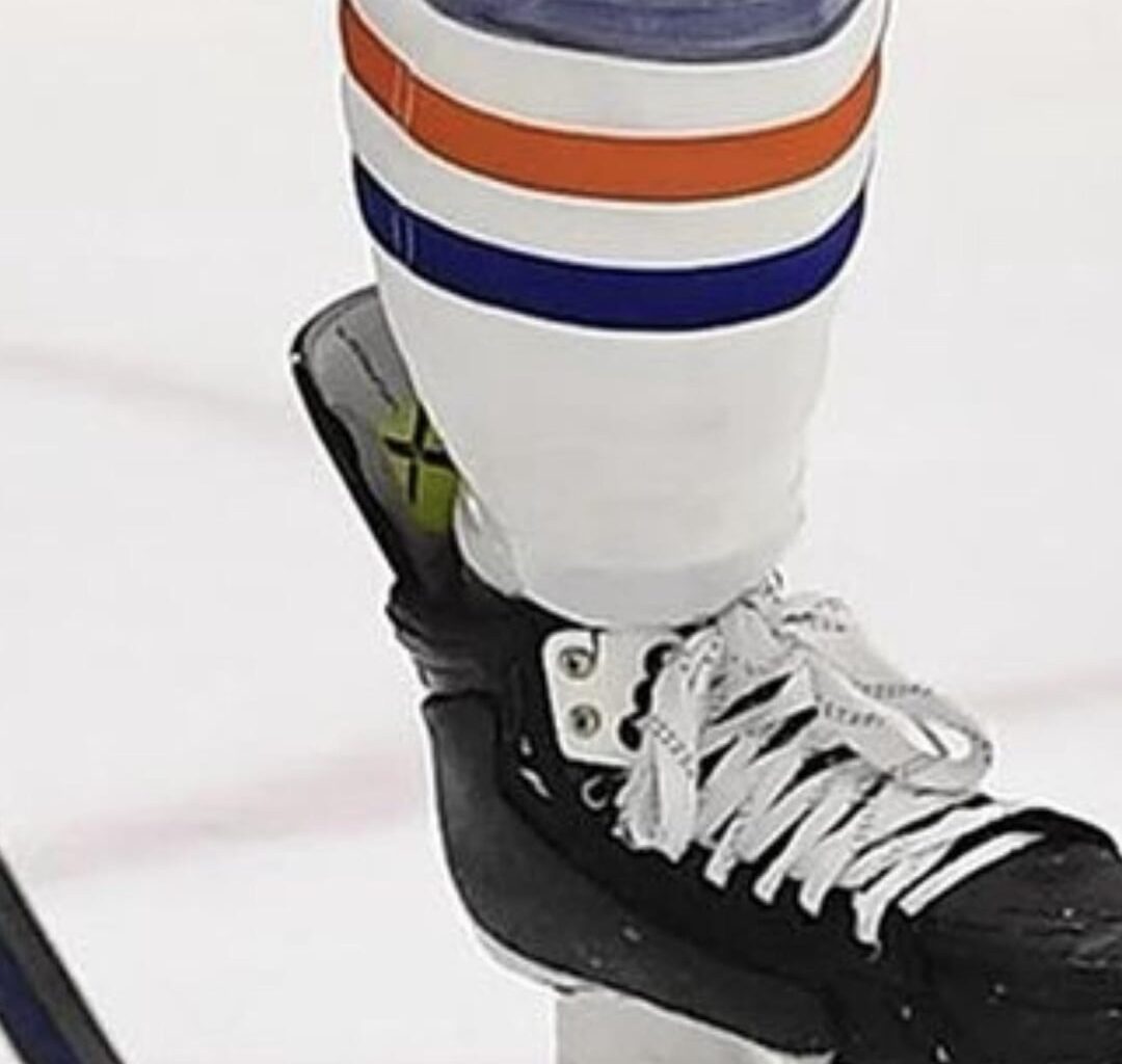 What are these things on Ekholm’s skates?