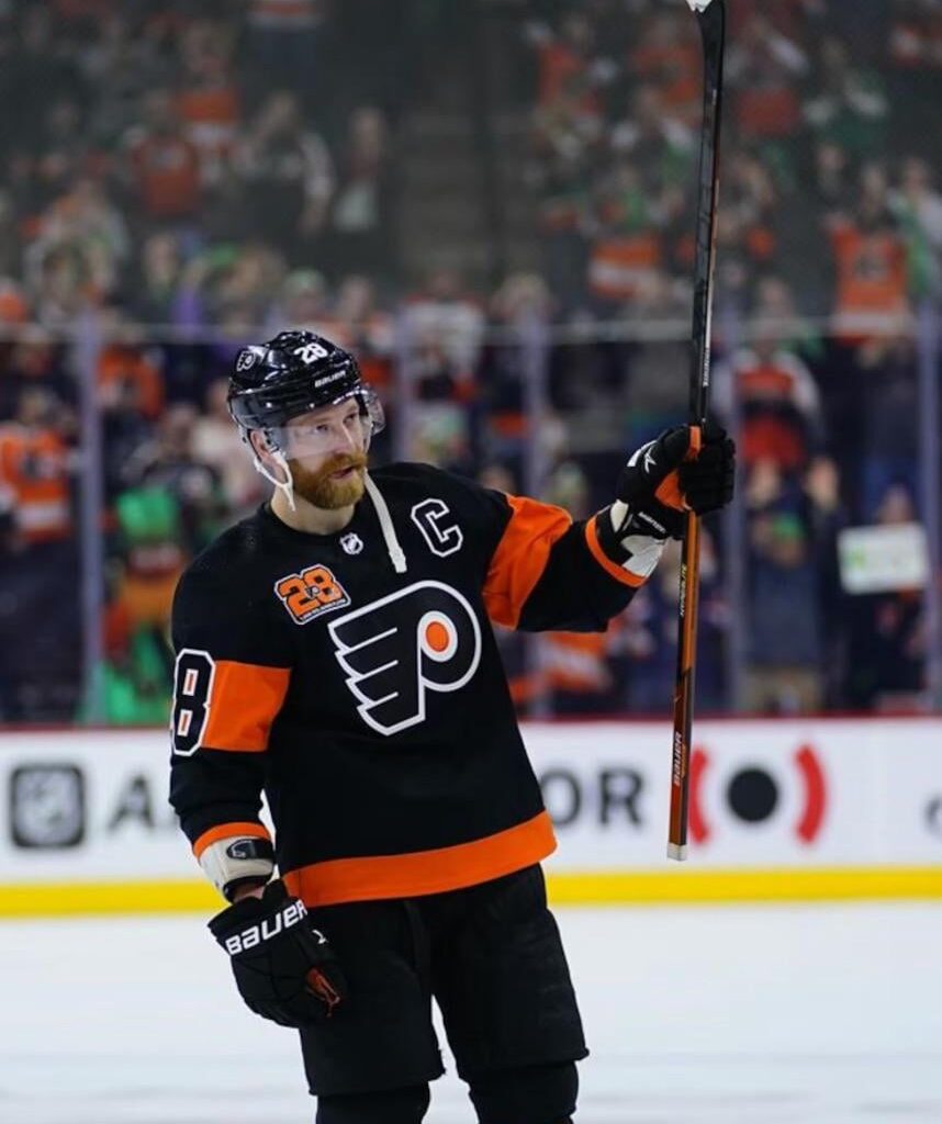 Claude Giroux (28) days until the Flyers season