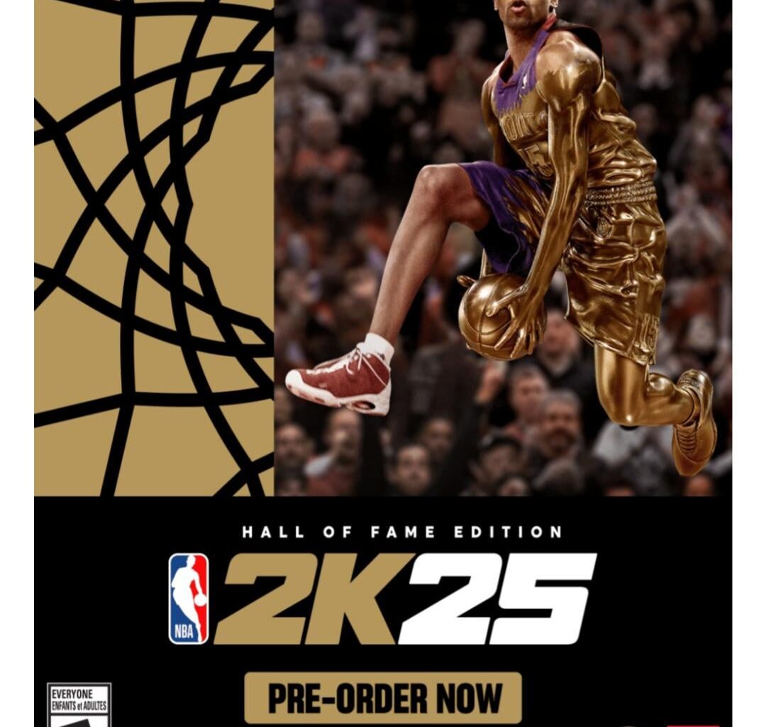 Vince Carter graces the cover of NBA 2K25! 🔥