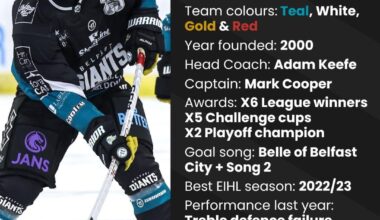 EIHL (🇬🇧) The 2024/25 season is underway and as the sport grows here in the UK and the elite league reaches a larger audience here is a brief overview of all 10 teams competing for cups!